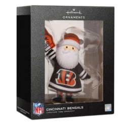 NFL Cincinnati Bengals Santa Fan Hallmark Ornament -Hallmark Gift Shop Cincinnati Bengals Santa Fan Christmas Ornament 1OSL2579 08