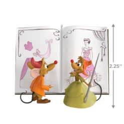 Hallmark Disney Cinderella We Can Do It! Ornament -Hallmark Gift Shop Cinderella Mice With Sewing Book Keepsake Ornament 5QXD7262 04