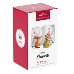 Hallmark Disney Cinderella We Can Do It! Ornament -Hallmark Gift Shop Cinderella Mice With Sewing Book Keepsake Ornament 5QXD7262 08