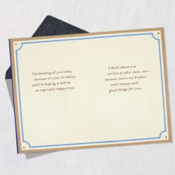 Hallmark Wishing Good Things For You Birthday Card For Brother -Hallmark Gift Shop Circle Patterns Birthday Card for Brother 659MAN3939 04