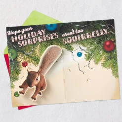 Hallmark National Lampoon's Christmas Vacation™ Squirrelly Holiday Funny Pop-Up Christmas Card With Sound -Hallmark Gift Shop Clark Griswold Funny PopUp Christmas Card With Sound 759XOC5007 04