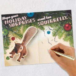 Hallmark National Lampoon's Christmas Vacation™ Squirrelly Holiday Funny Pop-Up Christmas Card With Sound -Hallmark Gift Shop Clark Griswold Funny PopUp Christmas Card With Sound 759XOC5007 07