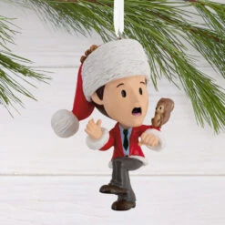 National Lampoon's Christmas Vacation™ Clark Griswold With Squirrel Stylized Hallmark Ornament -Hallmark Gift Shop Clark Griswold With Squirrel Christmas Ornament 3HCM3249 02