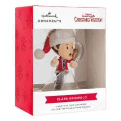 National Lampoon's Christmas Vacation™ Clark Griswold With Squirrel Stylized Hallmark Ornament -Hallmark Gift Shop Clark Griswold With Squirrel Christmas Ornament 3HCM3249 08