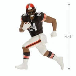 Hallmark NFL Cleveland Browns Nick Chubb Ornament -Hallmark Gift Shop Cleveland Browns Nick Chubb Keepsake Ornament 2299QXI7159 03