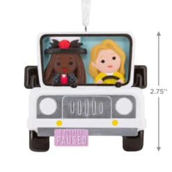 Clueless Cher And Dionne Hallmark Ornament -Hallmark Gift Shop Clueless Cher Dionne in Car Christmas Ornament 3HCM4282 04