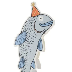 Hallmark Best Birthday Fishes Funny 3D Pop-Up Birthday Card -Hallmark Gift Shop Cod Fish Pun Funny 3D PopUp Birthday Card 799WDR1286 04