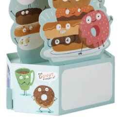 Hallmark A Whole Latte Awesome Funny 3D Pop-Up Gift Card Holder -Hallmark Gift Shop Coffee and Donuts Funny PopUp Gift Card Holder 5RZW1232 03