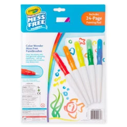 Crayola® Color Wonder Paintbrush Pens And Drawing Pad Set 9 Crayola® Color Wonder Paintbrush Pens And Drawing Pad Set -Hallmark Gift Shop Color Wonder Paintbrush Pens and Paper Set 11CRA2009 04