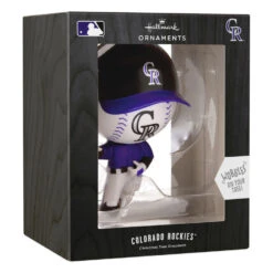 Hallmark MLB Colorado Rockies™ Bobblehead Ornament -Hallmark Gift Shop Colorado Rockies Bobblehead Christmas Ornament 1OSL2442 04