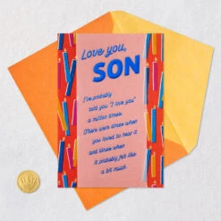 Hallmark Love You A Million Times Birthday Card For Son 16 Hallmark Love You A Million Times Birthday Card For Son -Hallmark Gift Shop Colorful Candles Love You Son Birthday Card 659MAN4079 06