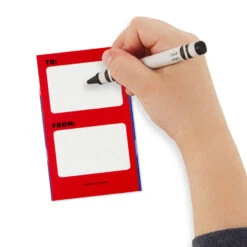 Hallmark Mini Red Hearts Kids Assorted Valentine's Day Treat Card Pockets With Sticker Seals, Pack Of 32 -Hallmark Gift Shop Colorful Hearts Valentines Day Mini Pocket Notes 5ETV1079 07