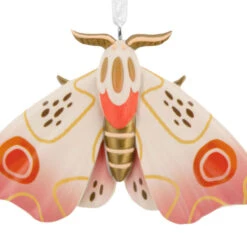 Colorful Moth Hallmark Ornament -Hallmark Gift Shop Colorful Moth Christmas Ornament 1HGO3595 06
