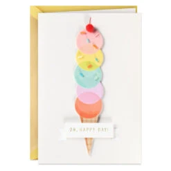 Hallmark All The Scoops And All The Love Birthday Card