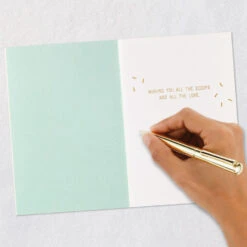 Hallmark All The Scoops And All The Love Birthday Card -Hallmark Gift Shop Colorful Scoops IceCream Cone Birthday Card 859LAD2928 06