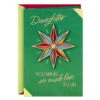Hallmark You Bring So Much Love To Life Christmas Card For Daughter -Hallmark Gift Shop Colorful Star Daughter Christmas Card 659XZH1669 01
