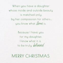 Hallmark You Bring So Much Love To Life Christmas Card For Daughter -Hallmark Gift Shop Colorful Star Daughter Christmas Card 659XZH1669 03