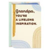 Hallmark You're A Lifelong Inspiration Father's Day Card For Grandpa -Hallmark Gift Shop Concentric Arches Fathers Day Card for Grandpa 659FT1045 01