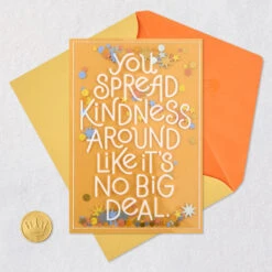 Hallmark So Thankful For Your Amazing Kindness Thank You Card -Hallmark Gift Shop Confetti Shaker Thank You Card 899T2324 06