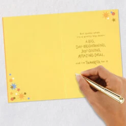 Hallmark So Thankful For Your Amazing Kindness Thank You Card -Hallmark Gift Shop Confetti Shaker Thank You Card 899T2324 07