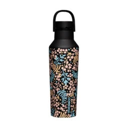 Corkcicle Radiant Garden Stainless Steel Sport Canteen, 20 Oz. -Hallmark Gift Shop Corkcicle Black Floral Insulated Water Bottle 2020PRG 03