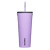 Corkcicle Sun-Soaked Lilac Stainless Steel Tumbler, 24oz. -Hallmark Gift Shop Corkcicle Lilac Tumbler With Lid and Straw 2224SSL 01