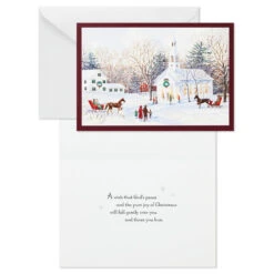 Hallmark Country Church Pure Joy Boxed Christmas Cards, Pack Of 40 -Hallmark Gift Shop Country Church Joy Bulk Boxed Christmas Cards 1XPX1054 03