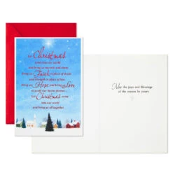 Hallmark Country Church Scene Boxed Christmas Cards, Pack Of 40 -Hallmark Gift Shop Country Church Scene Bulk Boxed Christmas Cards 1XPX1053 03