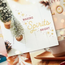 Hallmark Cozy Christmas Boxed Christmas Cards Assortment, Pack Of 16 -Hallmark Gift Shop Cozy Christmas Assorted Boxed Christmas Cards 5XPX2487 04