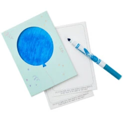 Hallmark Crayola® Kids Card Kit With Markers In Caddy, Pack Of 8 -Hallmark Gift Shop Crayola Kids Card Making Kit Caddy With Markers 1SOM3883 06