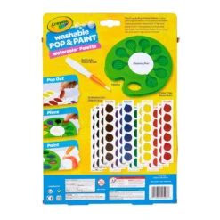 Crayola® Pop & Paint Washable Watercolor Palette -Hallmark Gift Shop Crayola Pop and Paint Washable Watercolor Palette 11CRA2067 03