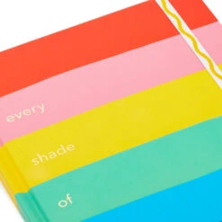 Hallmark Crayola® Every Shade Of Happy Hardback Notebook -Hallmark Gift Shop Crayola Rainbow Stripe Hardcover Notebook 3HWJ2112 05