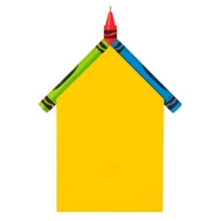 Hallmark Crayola® Schoolhouse Personalized Ornament, Custom Photo And Text -Hallmark Gift Shop Crayons Frame Personalized Ornament 1QHE2151B1 07
