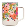 Corkcicle Rifle Paper Co. Garden Party Mug, 16 Oz. -Hallmark Gift Shop Cream Garden Party Insulated 16oz. Mug With Lid RP2516GCGP 01