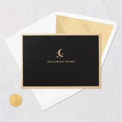 Hallmark Crescent Moon 3-D Pop-Up Halloween Card -Hallmark Gift Shop Crescent Moon and Bats 3D PopUp Halloween Card 1299IEH3001 06