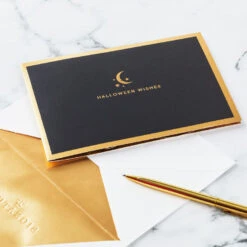 Hallmark Crescent Moon 3-D Pop-Up Halloween Card -Hallmark Gift Shop Crescent Moon and Bats 3D PopUp Halloween Card 1299IEH3001 07