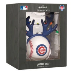 MLB Chicago Cubs™ Reindeer Baseball Hallmark Ornament -Hallmark Gift Shop Cubs Reindeer Baseball Christmas Ornament 1OSL2695 08