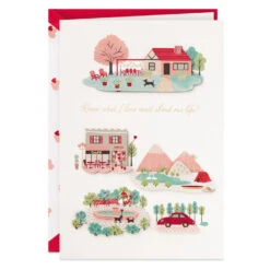 Hallmark What I Love About Our Life Romantic Anniversary Card
