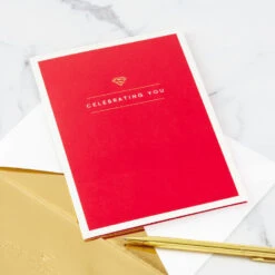 Hallmark DC Comics™ Superman™ Celebrating You 3D Pop-Up Card -Hallmark Gift Shop DC Comics Superman Logo Metropolis PopUp Card for Him 1499LAD2891 03