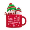 Hallmark Dad & Me Hot Cocoa Mug 2023 Ornament -Hallmark Gift Shop Dad Me Snowmen in Mug Keepsake Ornament 1599QGO2579 01