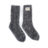 Demdaco Charcoal Giving Socks -Hallmark Gift Shop Dark Gray Fuzzy Socks 1004440078 01