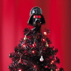 Hallmark Mini Star Wars™ Darth Vader™ ShowToppers Musical Tree Topper With Light, 3" 11 Hallmark Mini Star Wars™ Darth Vader™ ShowToppers Musical Tree Topper With Light, 3" -Hallmark Gift Shop Darth Vader Keepsake Mini Tree Topper With Lights 5QSB6454 03