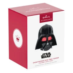 Hallmark Mini Star Wars™ Darth Vader™ ShowToppers Musical Tree Topper With Light, 3" 16 Hallmark Mini Star Wars™ Darth Vader™ ShowToppers Musical Tree Topper With Light, 3" -Hallmark Gift Shop Darth Vader Keepsake Mini Tree Topper With Lights 5QSB6454 08