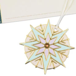 Hallmark You're Uniquely You Christmas Card For Daughter With Ornament -Hallmark Gift Shop Daughter Christmas Card With Snowflake Ornament 799XZH6701 06