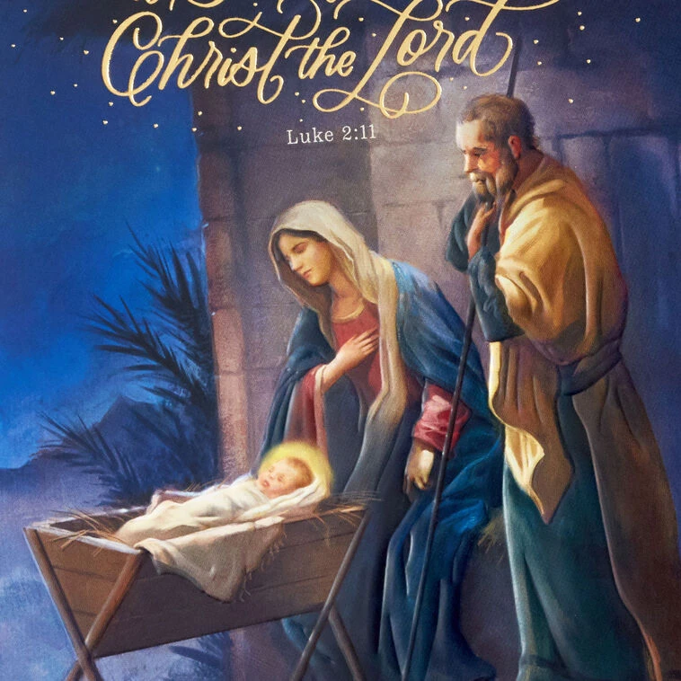 Hallmark DaySpring A Savior Born To You Boxed Christmas Cards, Pack Of 16 7 Hallmark DaySpring A Savior Born To You Boxed Christmas Cards, Pack Of 16 - Image 5