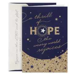 Hallmark DaySpring A Thrill Of Hope Boxed Christmas Cards, Pack Of 12 -Hallmark Gift Shop DaySpring A Thrill of Hope Boxed Christmas Cards 1DSH1043 02