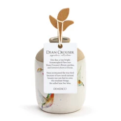 Demdaco Hummingbirds In Flight Ceramic Vase -Hallmark Gift Shop Dean Crouser Hummingbirds in Flight Ceramic Vase 1004610165 03