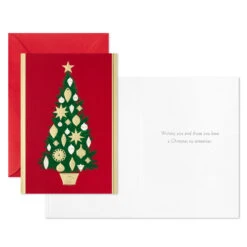 Hallmark Decorated Christmas Tree Boxed Christmas Cards, Pack Of 40 -Hallmark Gift Shop Decorated Christmas Tree Bulk Boxed Christmas Cards 1XPX1063 03