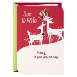 Hallmark You're So Good Together Christmas Card For Son And Wife