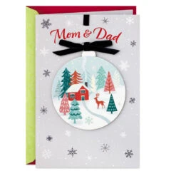 Hallmark You're The Very Best Christmas Card For Parents